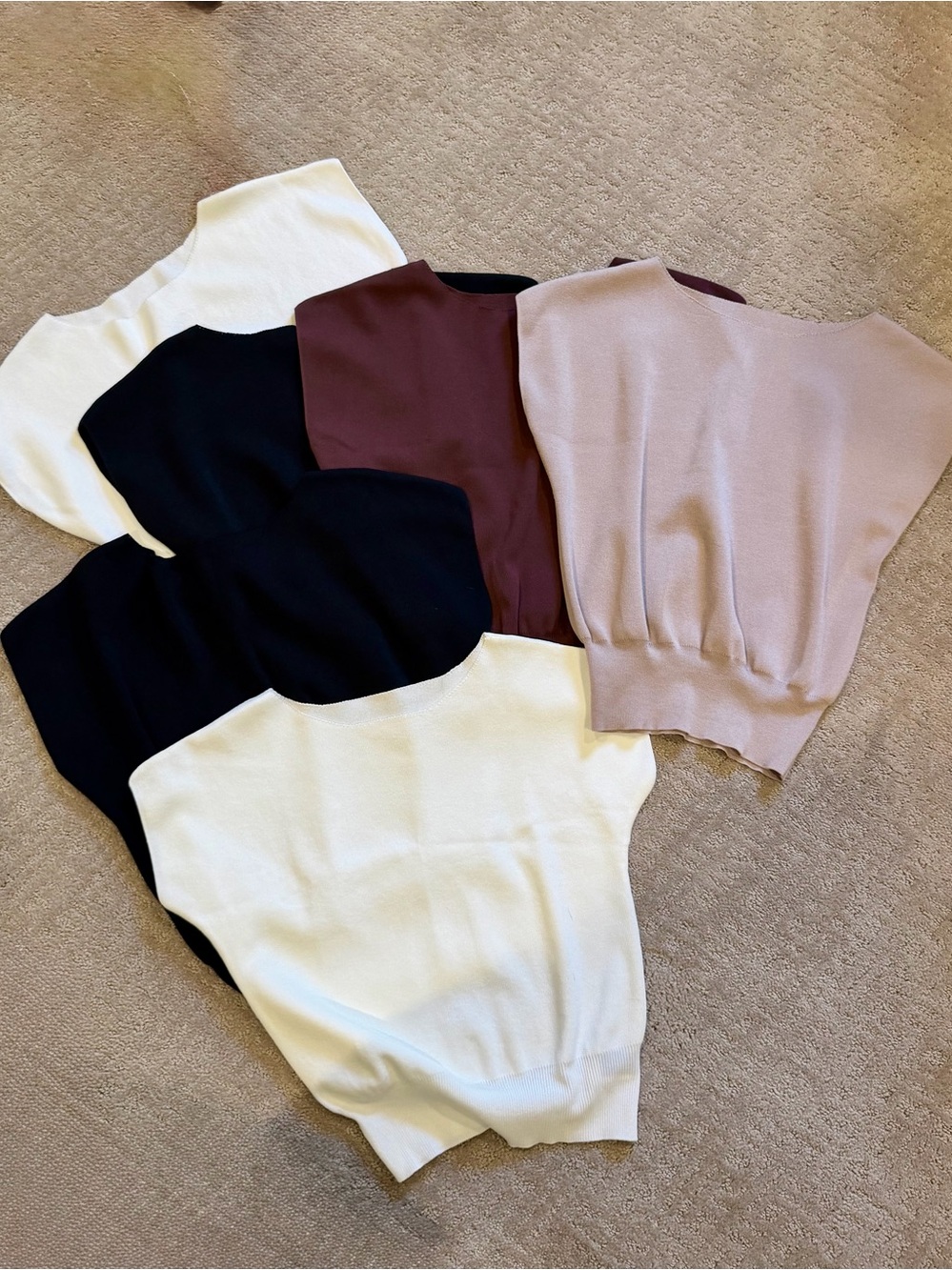 DAZY SHEIN Knit Tops assorted colors  Bundle of 6 L/XL Runs Small